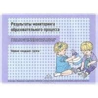 Результаты мониторинга образов.процесса.Первая мл.гр. - купить в магазине Кассандра, фото, 9785898147167, 