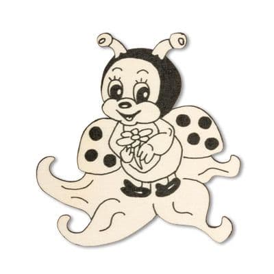 Заготовки для декорирования Mr. Carving AD-047 "Пчелка" дерево 10 см  СК магнит в комп - купить в магазине Кассандра, фото, 4680269120426, 