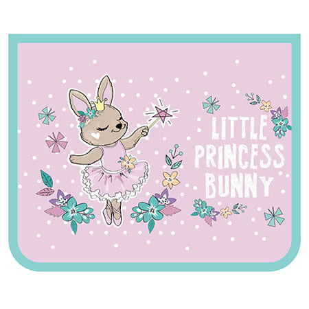 Пенал 1 отделение 115*190*30мм, откидная планка Bunny princess, " Пчелка " ПО-04 ламинированный карт - купить в магазине Кассандра, фото, 4607692519719, 