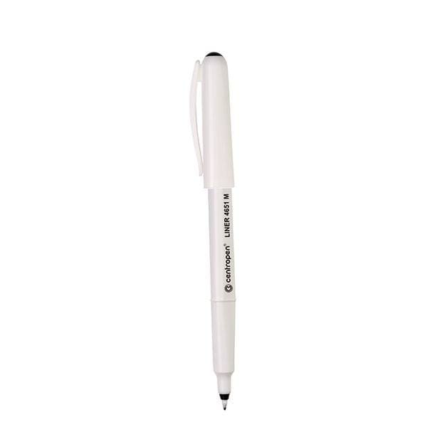 Линер CENTROPEN ERGO Cap off 0,5 мм черный 4651M - купить в магазине Кассандра, фото, 8595013628393, 