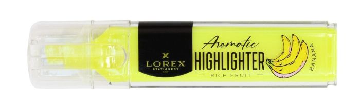 Маркер текстов. ароматизированный LOREX RICH FRUIT 1-3,5 мм желт. скошенный - купить в магазине Кассандра, фото, 4602723142270, 